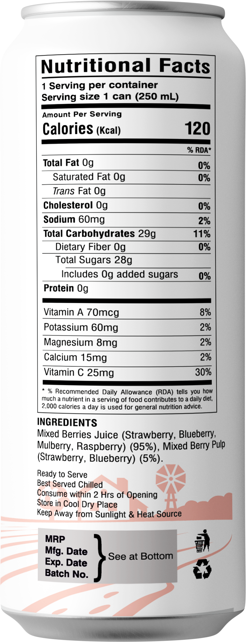 Mixed Berries Juice - Dadu Fresh