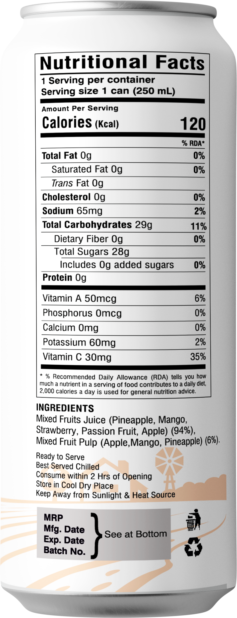 Mixed Fruits Juice