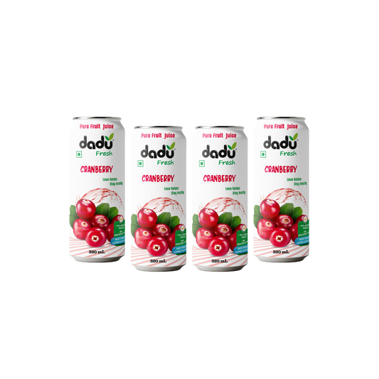 Cranberry Juice | 4 Cans x 320ml (1280ml) - Dadu Fresh
