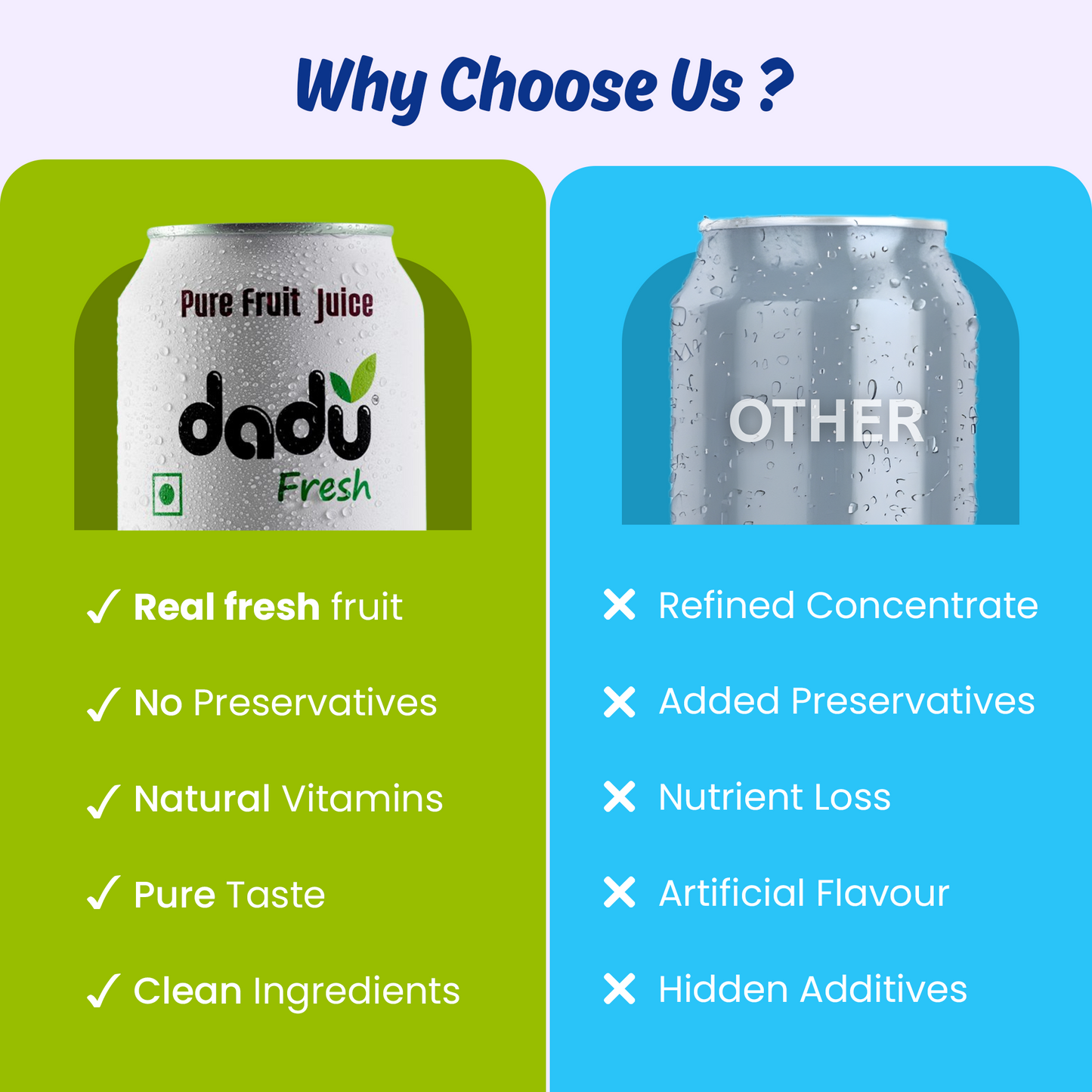 Dadu Fresh Mangosteen Juice | 100% Pure Fruit Juice | No Added Sugar & No Preservatives | 250ml x Pack of 6 - Dadu Fresh