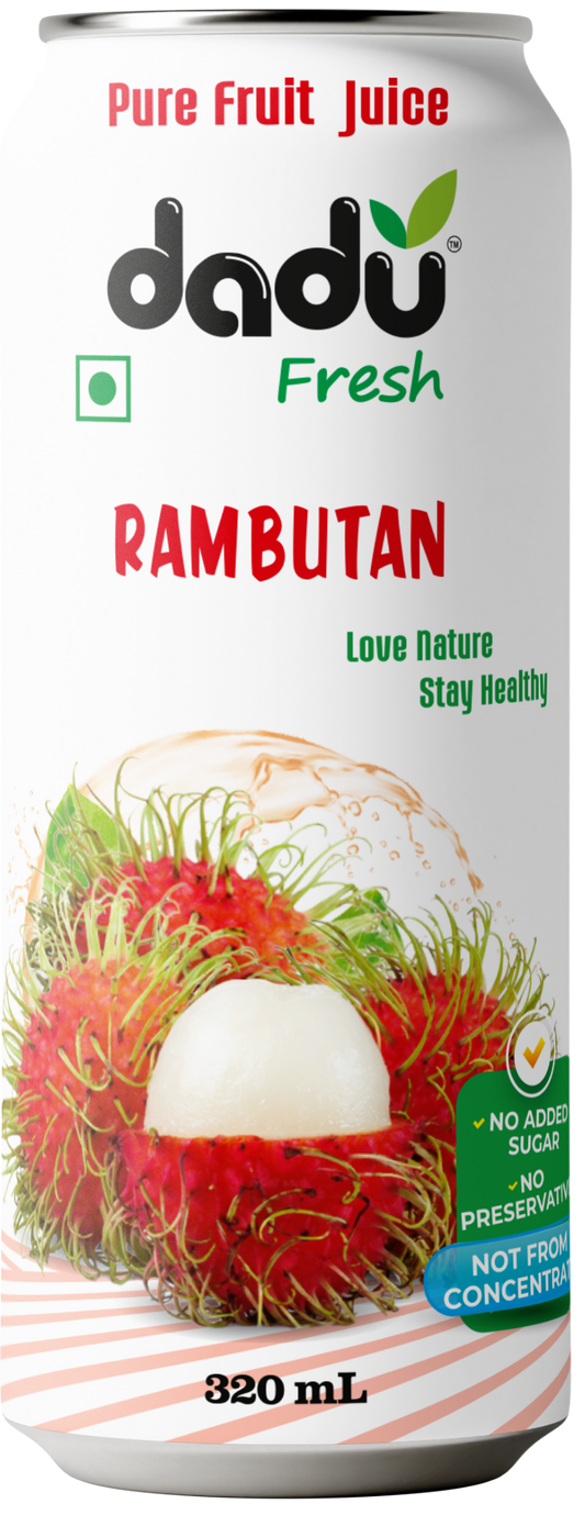 Dadu Fresh Rambutan Juice Pure Natural Fruit Healthy Beverage