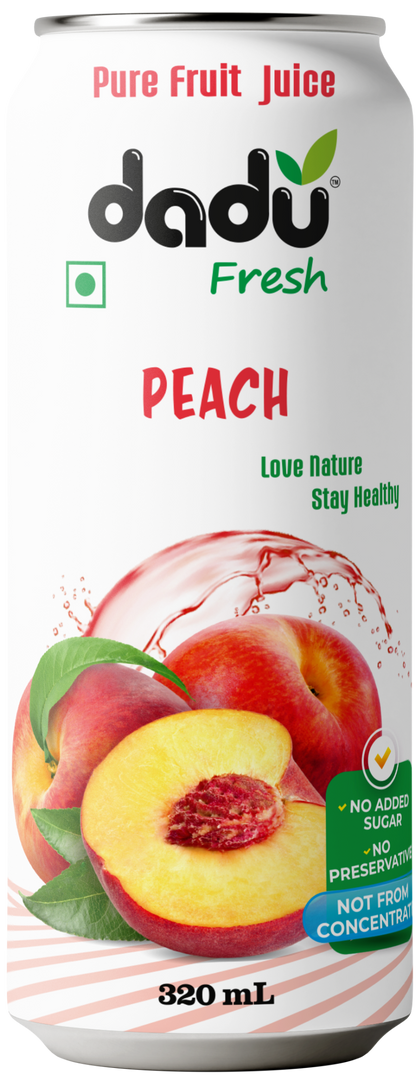 Dadu Fresh Peach Juice | Pure Natural Fruit Healthy Beverage
