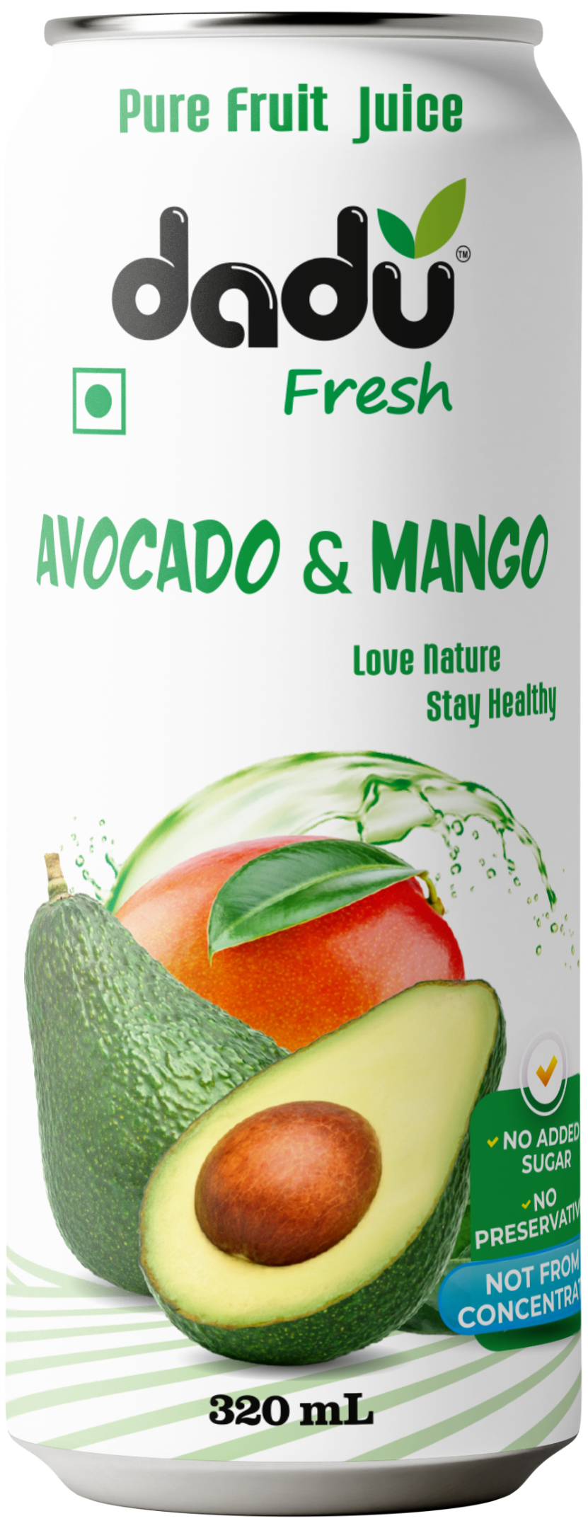 Dadu Fresh Avocado & Mango Juice | Pure Natural Fruit Healthy Beverage