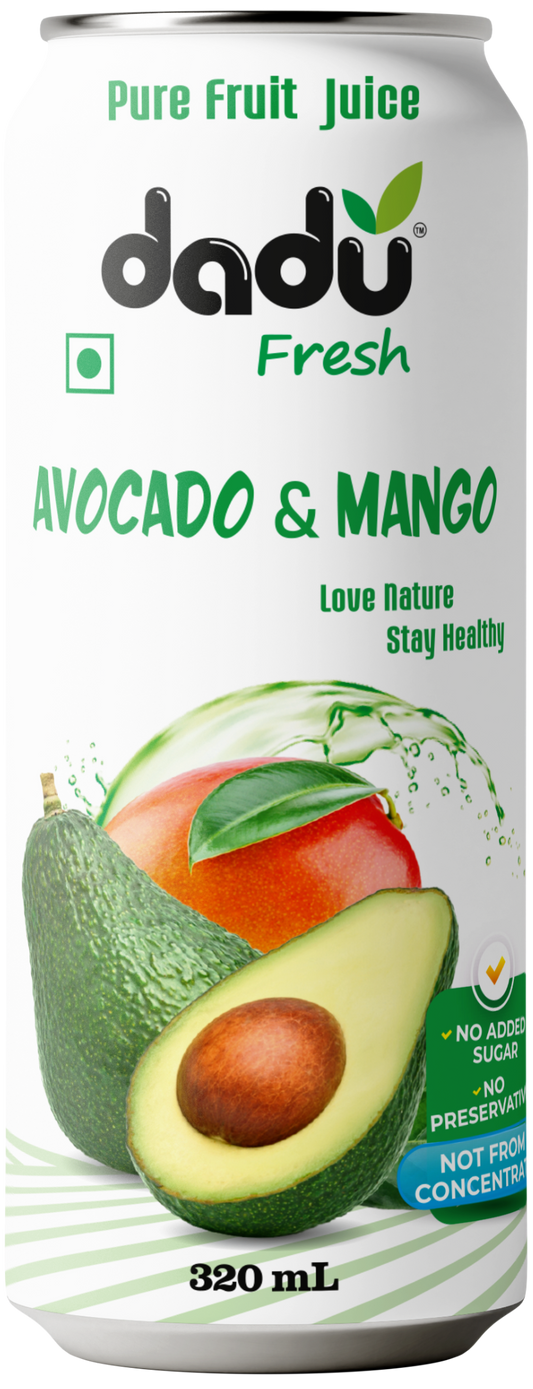 Dadu Fresh Avocado & Mango Juice | Pure Natural Fruit Healthy Beverage