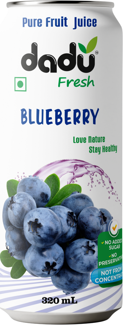 Dadu Fresh Blueberry Juice | Pure Natural Fruit Healthy Beverage