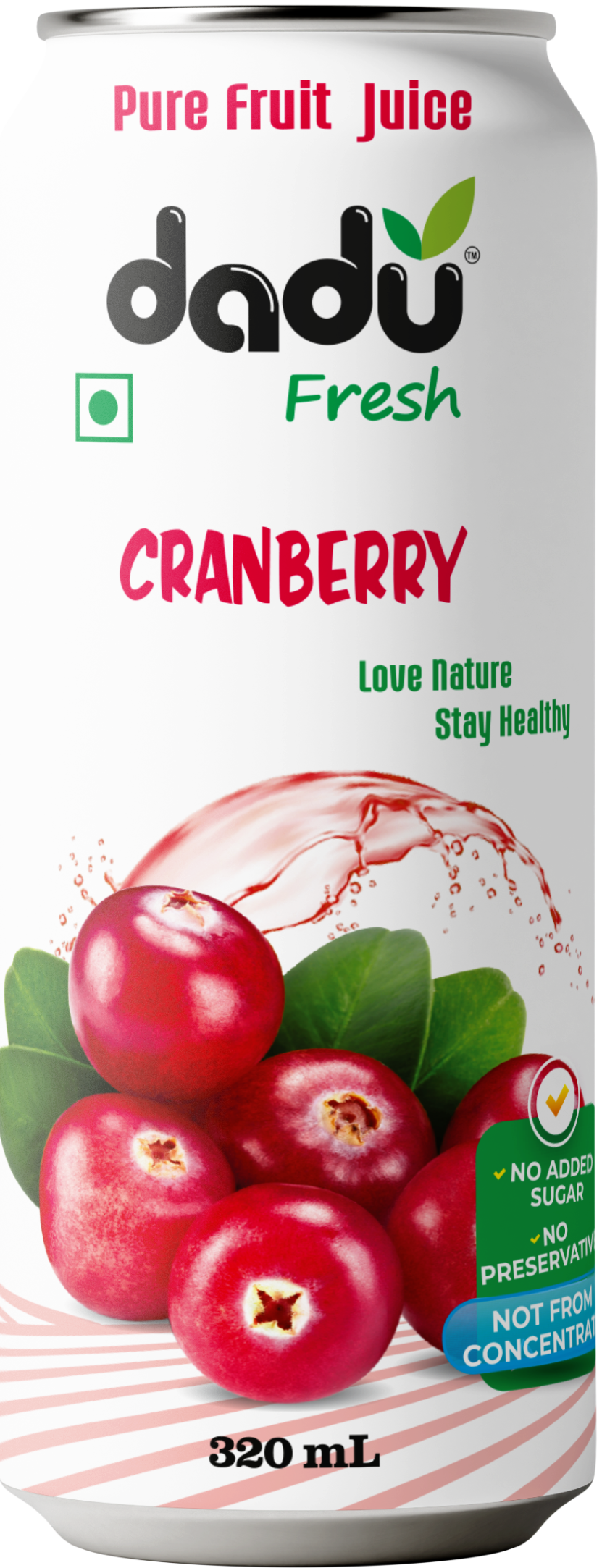Dadu Fresh Cranberry Juice | Pure Natural Fruit Healthy Beverage