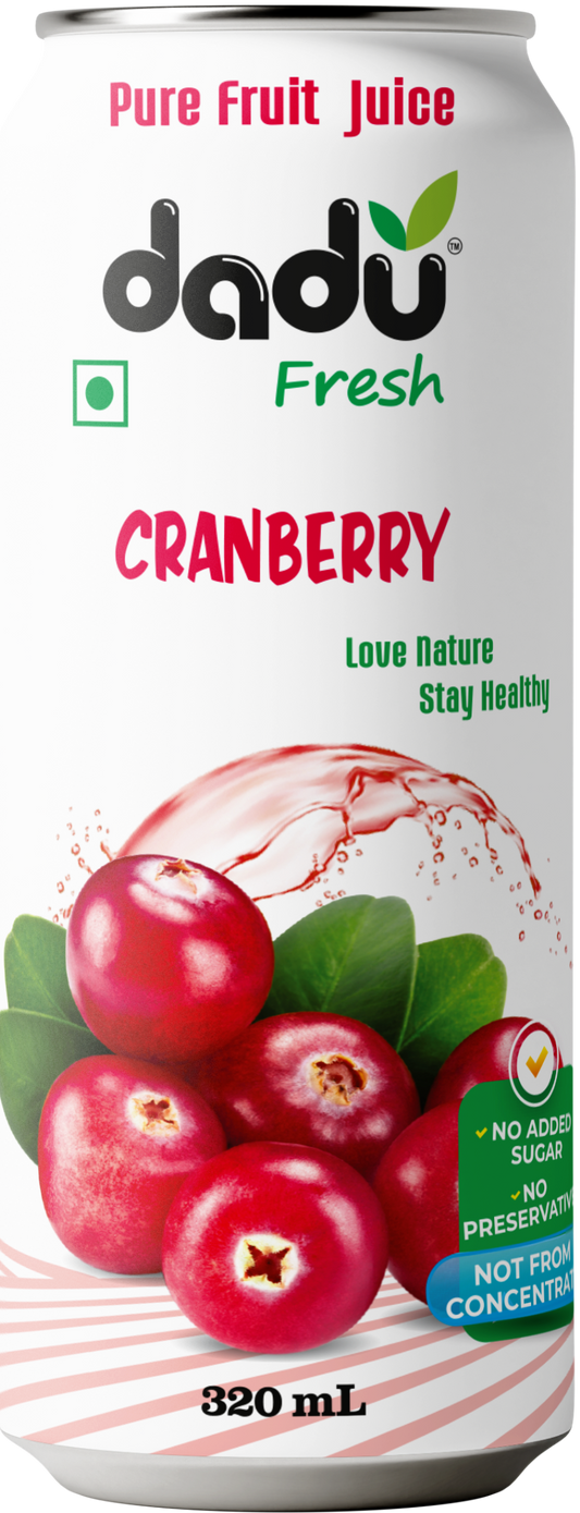 Dadu Fresh Cranberry Juice | Pure Natural Fruit Healthy Beverage