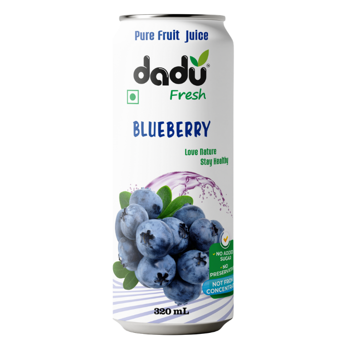 Dadu Fresh Blueberry Juice | Pack of 4 - Dadu Fresh