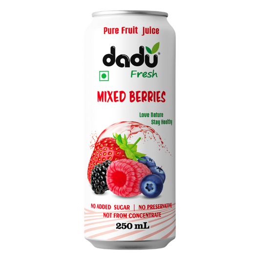 Mixed Berries Juice - Detoxifying & Immunity Enhancing | Pack of 4 - Dadu Fresh