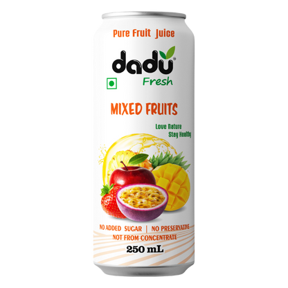 Mixed Fruits Juice - Balanced, Fruity & Power-Packed | Pack of 4 - Dadu Fresh