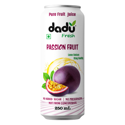 Passion Fruit Juice - Metabolism Boosting & Mood-Lifting | Pack of 4 - Dadu Fresh