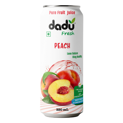 Pure Peach Juice | Fresh & Natural | No Added Sugar & No Preservatives