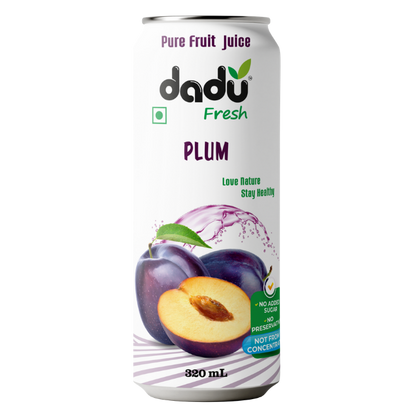 Plum Juice | Pure Natural Fruit Healthy Beverage | Pack of 4 - Dadu Fresh