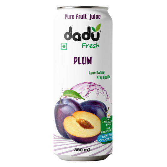 Plum Juice | Pure Natural Fruit Healthy Beverage | Pack of 4 - Dadu Fresh