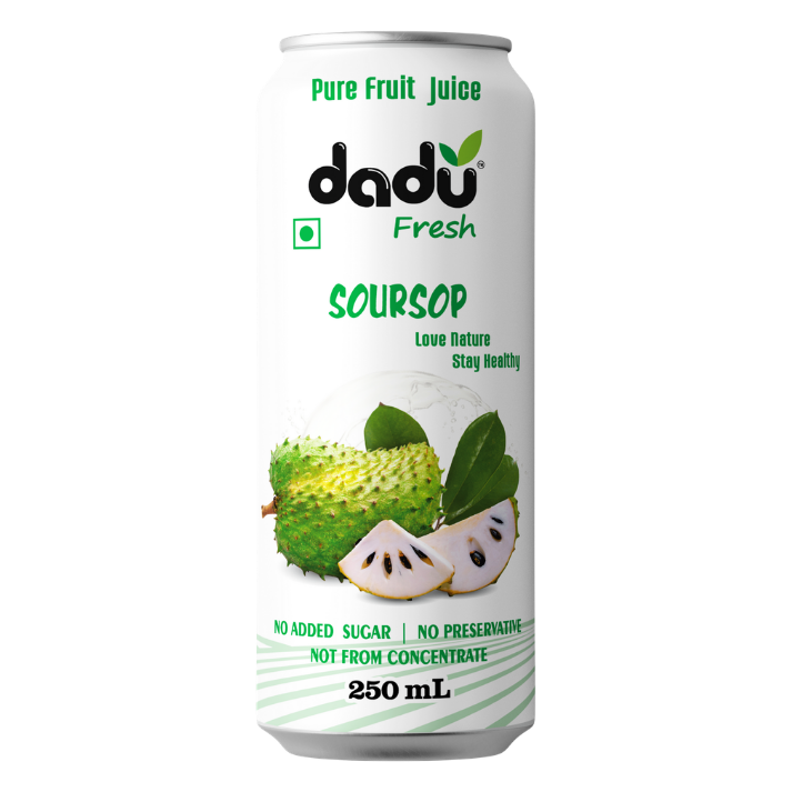 Soursop Juice  Gut-Friendly & Naturally Energizing | Pack of 4 - Dadu Fresh