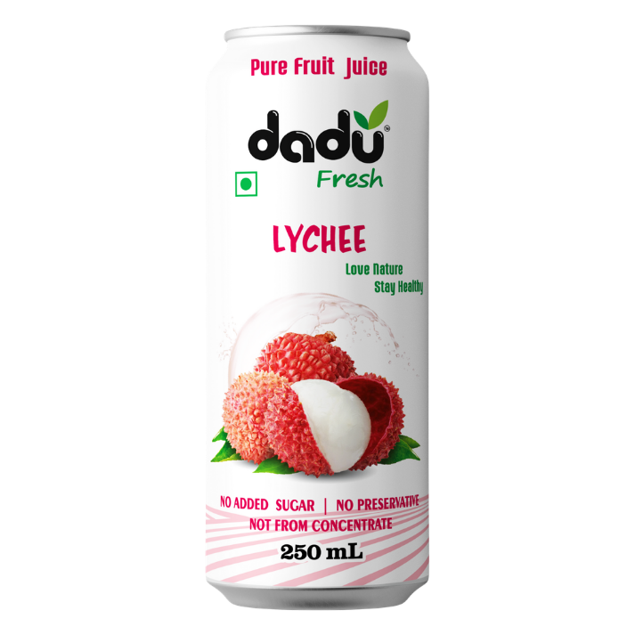 Lychee Juice - Antioxidant-Rich Naturally Healthy | Pack of 4 - Dadu Fresh