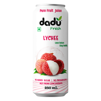 Lychee Juice - Antioxidant-Rich Naturally Healthy | Pack of 4 - Dadu Fresh