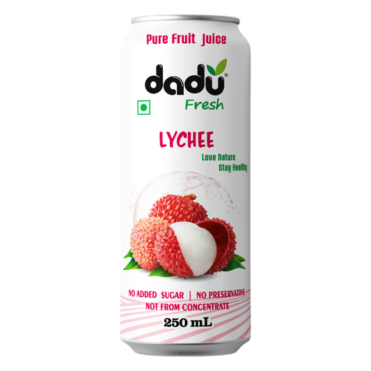 Lychee Juice - Antioxidant-Rich Naturally Healthy | Pack of 4 - Dadu Fresh