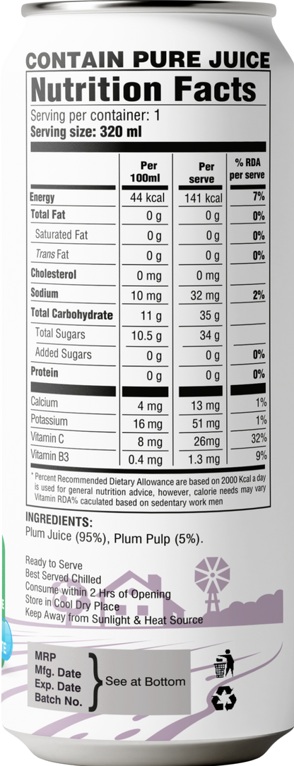 Pure Natural Fruit Healthy Beverage